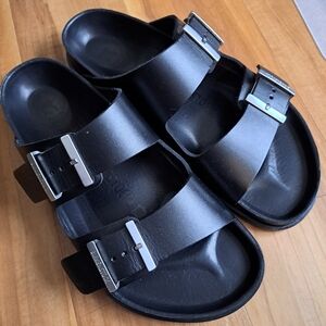 Birkenstock Arizona avantgarde black premium leather sandals